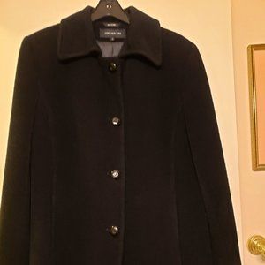JONES NEW YORK/ BLACK/ SOFT OVER COAT/ SIZE 14/ RETAIL 239.00.